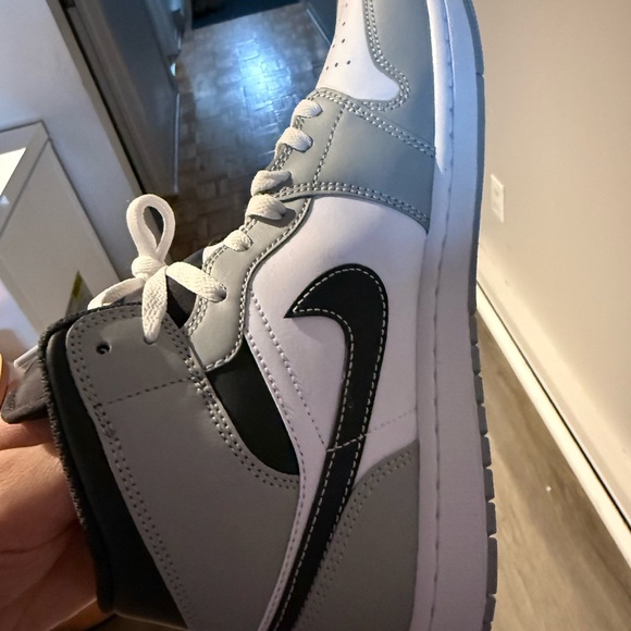 Nike Gray and Black High-Top Sneakers - Picture 4 of 5